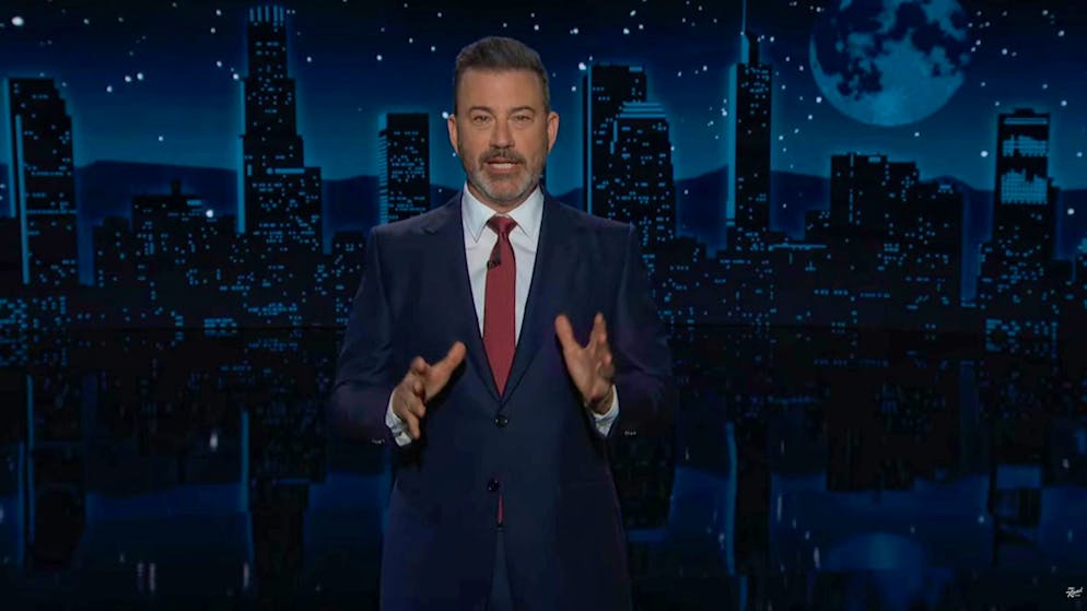 The host of "Jimmy Kimmel Live" is this man named Jimmy Kimmel.