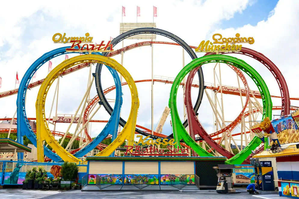Oktoberfest countdown 2024. A fatal accident at the Olympia Looping overshadowed the construction. (archive photo) 