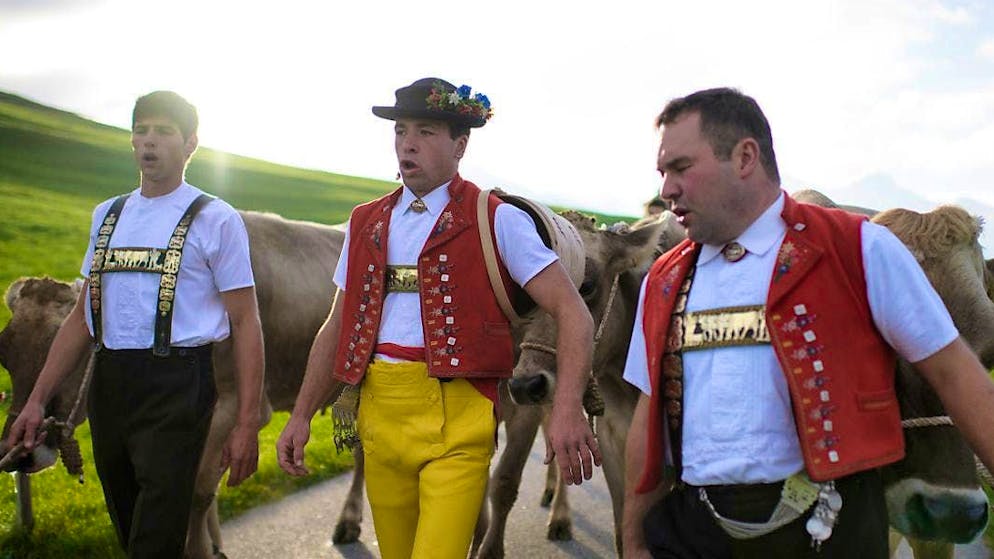 Yodelling is part of the Swiss tradition.