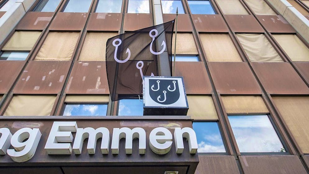 View of the municipal administration of Emmen LU. (archive photo)