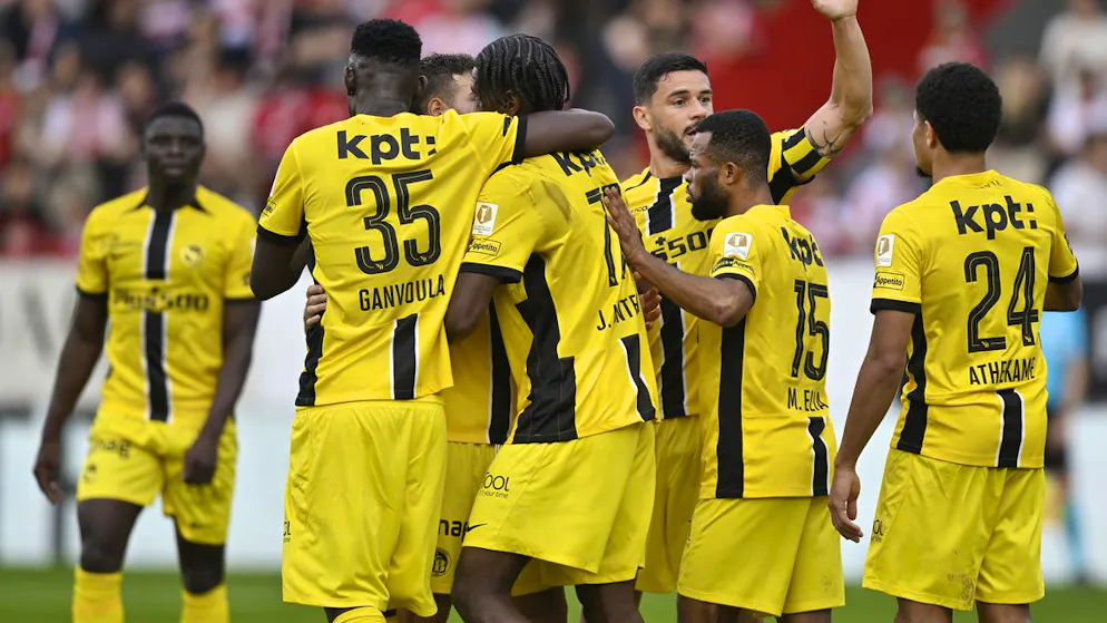 Goals in the video. Monteiro shoots YB to their first win of the season with a treble