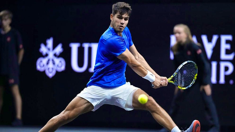 Only Carlos Alcaraz scored a win for Team Europe at the Laver Cup on Saturday.