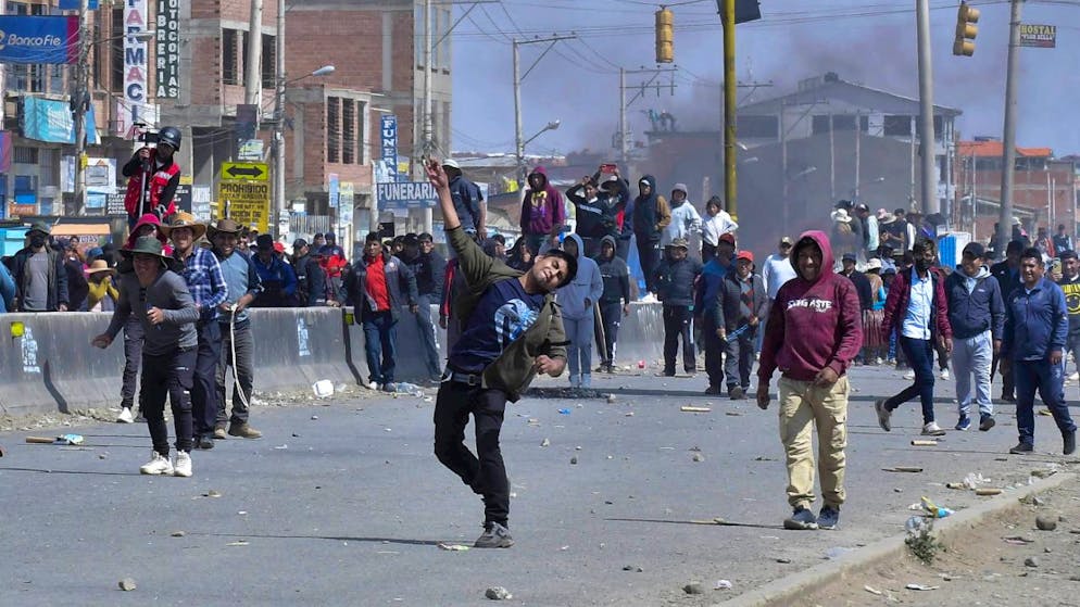 Violenti scontri in Bolivia.