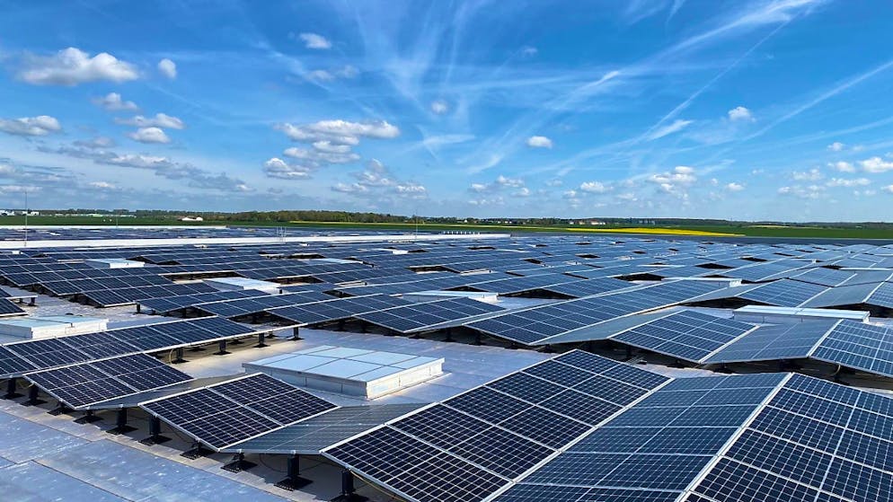 La nuova installazione della filiale francese di Axpo si estende su una superficie di 62'000 metri.