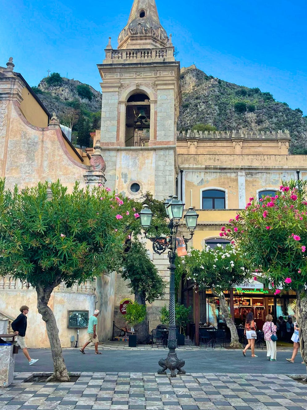 On the road on the east coast of Sicily Catania the ugly and