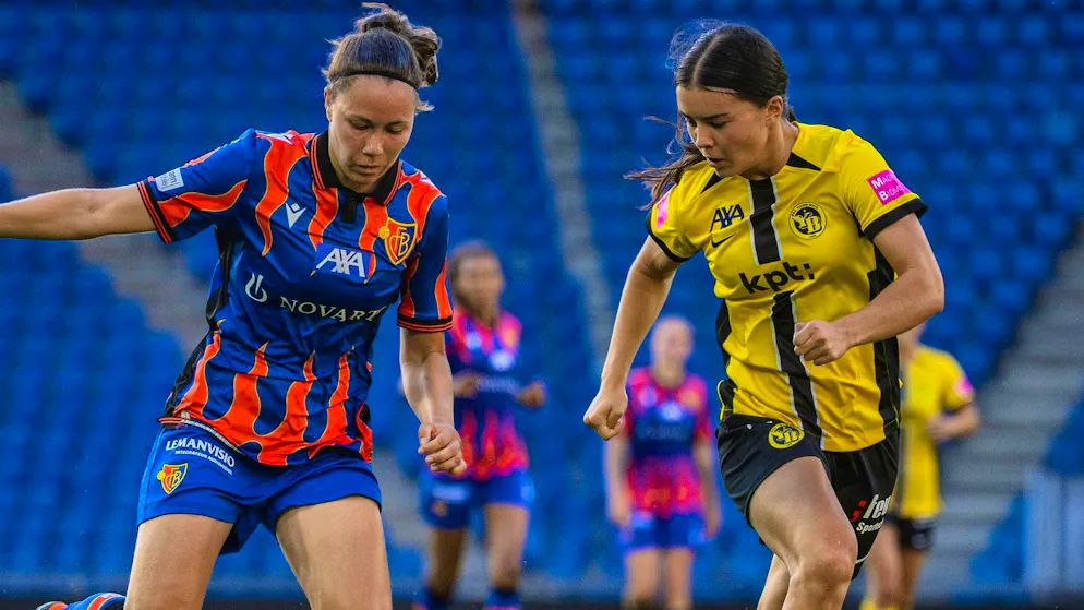 Both have already played for the national team: Marion Rey in a duel against YB shooting star Naomi Luyet.