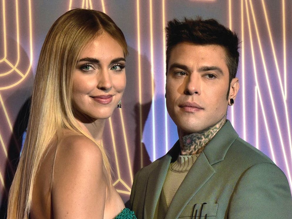 Chiara Ferragni e l'ex marito Fedez (foto d'archivio).
