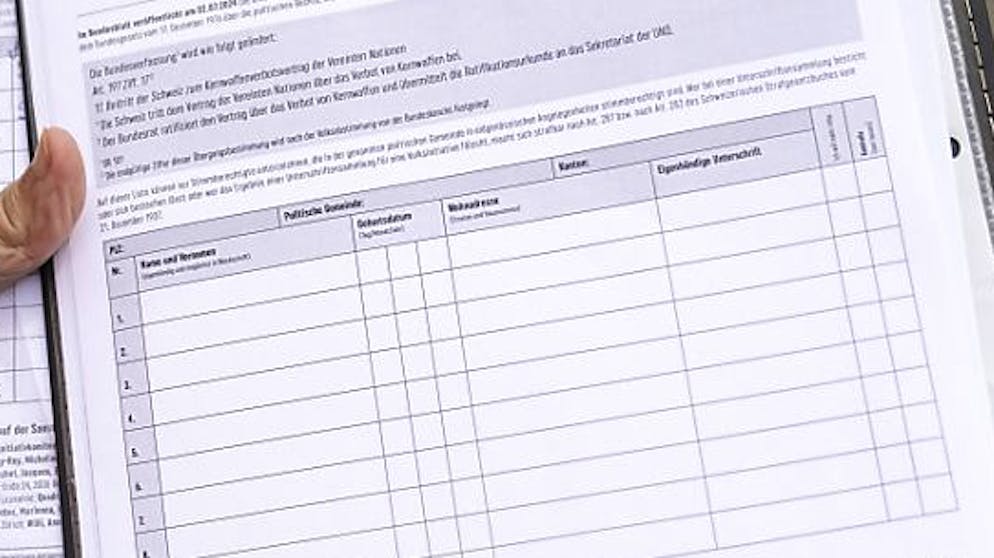 Die Bundeskanzlei hat bei der Bundesanwaltschaft eine Strafanzeige wegen Verdachts auf Wahlfälschung eingereicht.