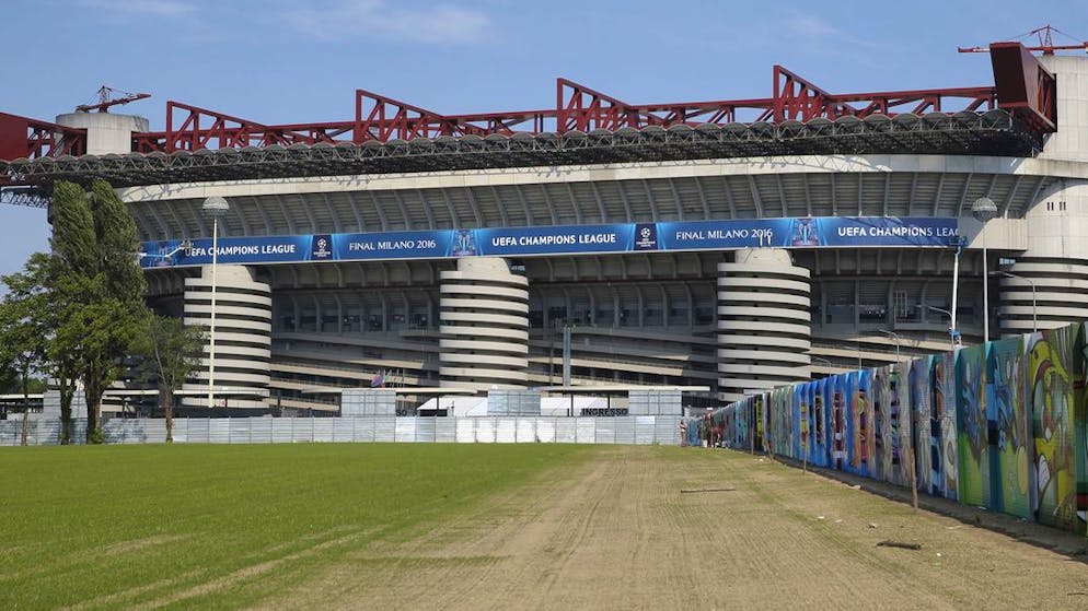 Lo stadio Giuseppe Meazza di Milano, comunemente conosciuto quale «San Siro».