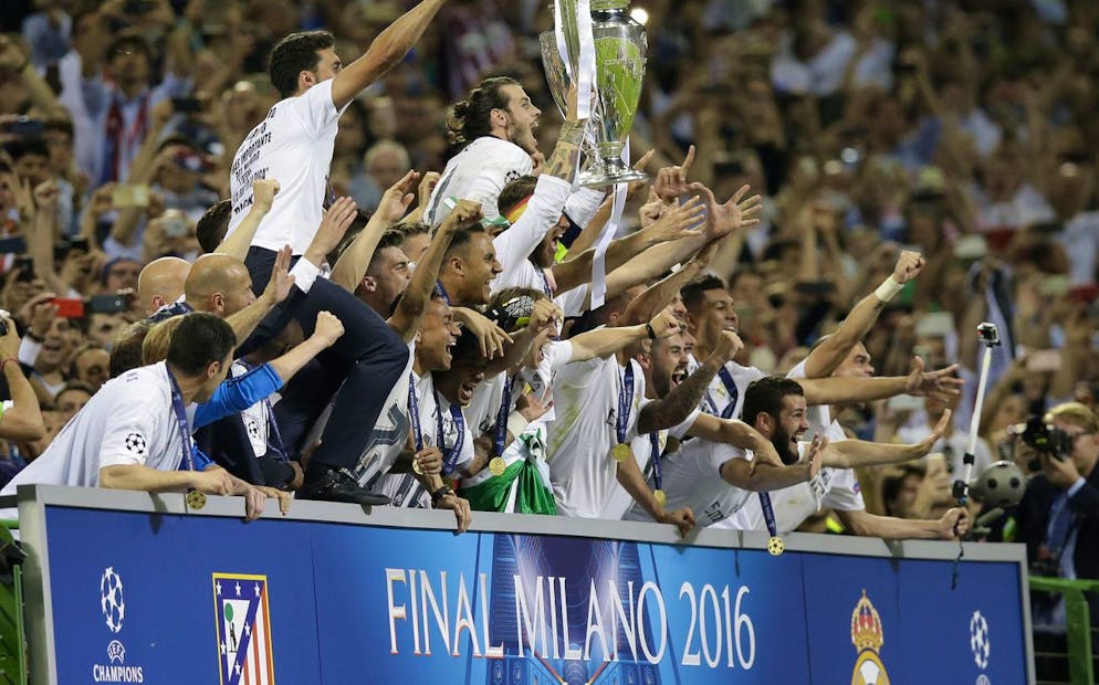 Il Real Madrid ha conquistato a Milano la Champions League nel 2016, l'ultima volta che si è giocato l'atto finale della massima competizione continentale in Italia. 