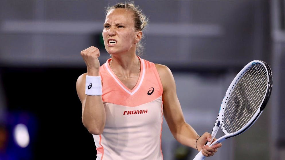 Enfin un succès pour Viktorija Golubic (archive).