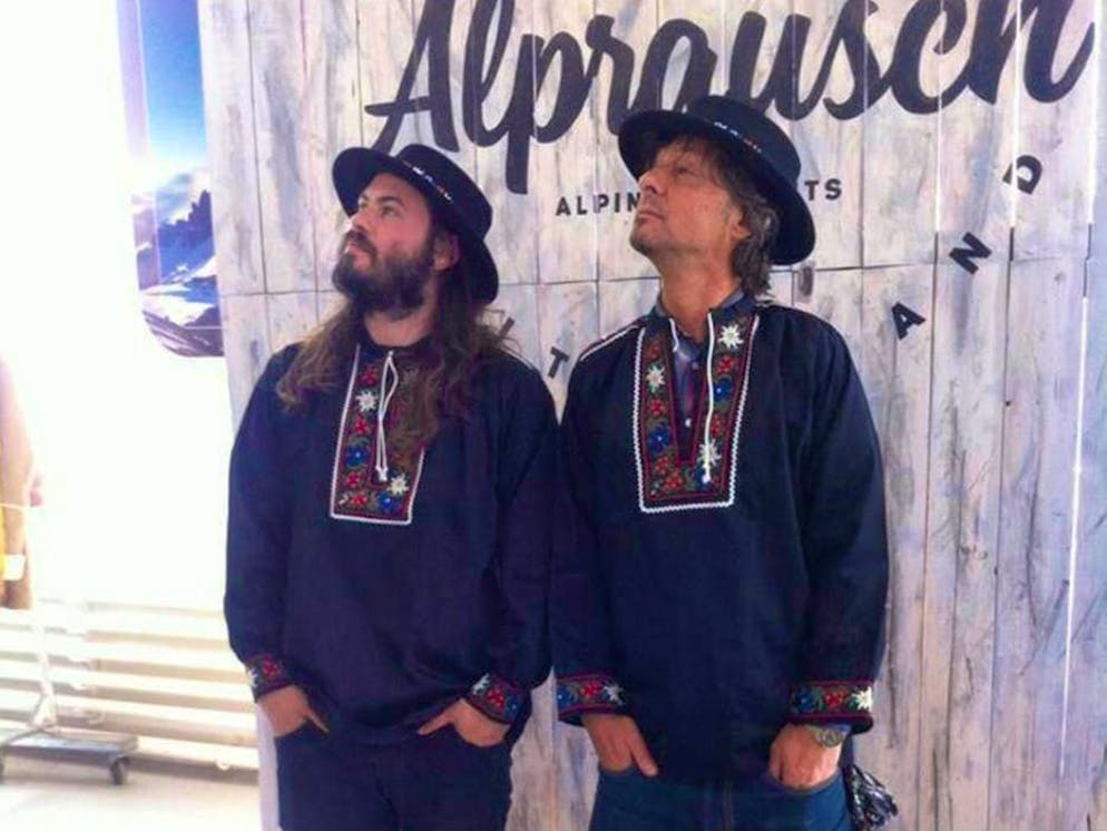 Andy Tanner, here next to his son Timmy, has put his fashion brand up for sale. Otto's owner Marc Ineichen has struck.