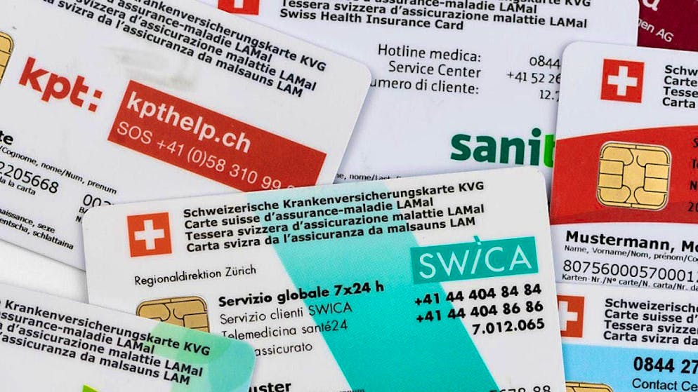 Health insurance premiums in the canton of Bern will rise at a below-average rate in the coming year. (symbolic image)