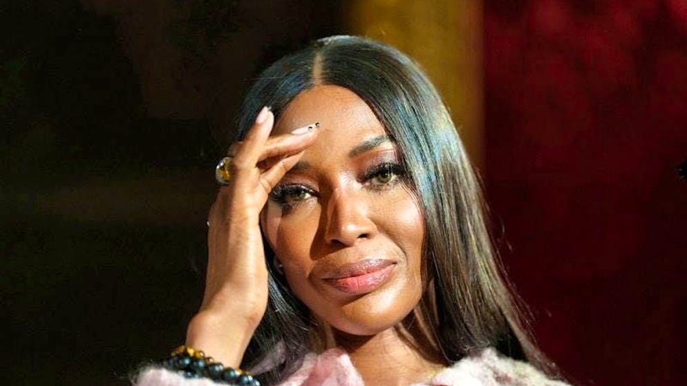 British model Naomi Campbell arrives at the inaugural King's Foundation Charity Awards at St. James's Palace in London.