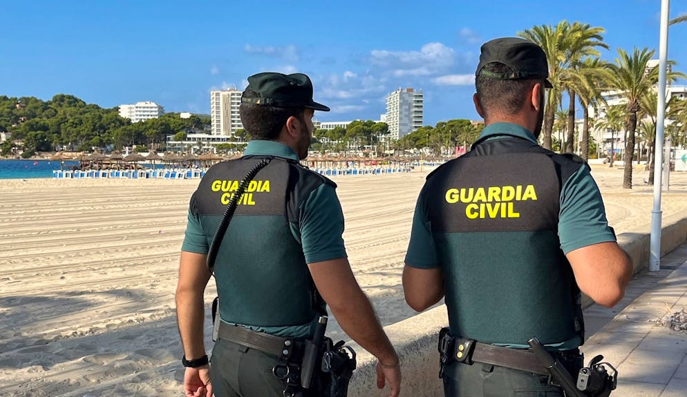  Beamte der Polizeieinheit Guardia Civil nahmen den Tatverdächtigen fest. (Archivfoto)