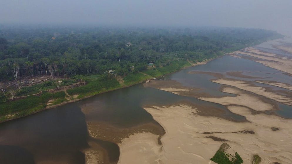 Drammatico calo delle acque nel Rio delle Amazzoni. (Immagine d'archivio).