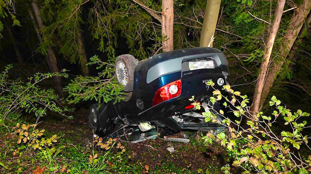 The car was totaled.