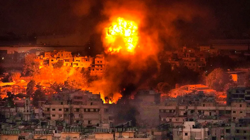 Smoke rises after Israeli airstrikes in the southern suburbs of Beirut. Photo: Hussein Malla/AP/dpa