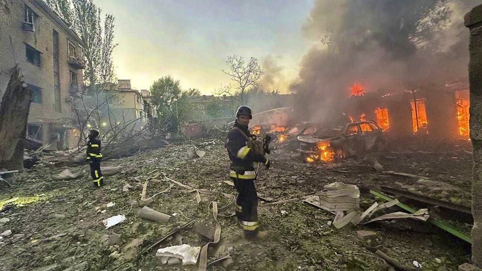 Ukraine ticker Drone attack continues explosions in Kiev +++ Zelensky