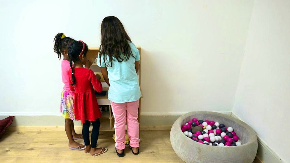Children in a Bernese return center. (archive picture)
