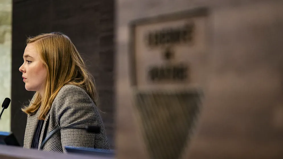 Valerie Dittli a présenté mardi le budget 2025 de l'Etat de Vaud, affichant un déficit de 303 millions (archives).