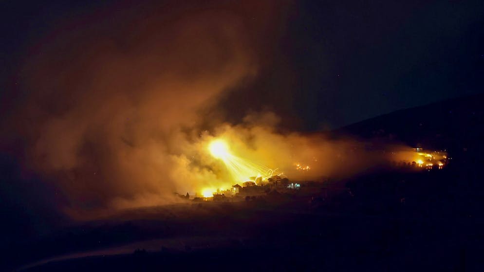 Les cibles visées par l'armée israélienne se trouvent dans des villages situés dans le sud du Liban.