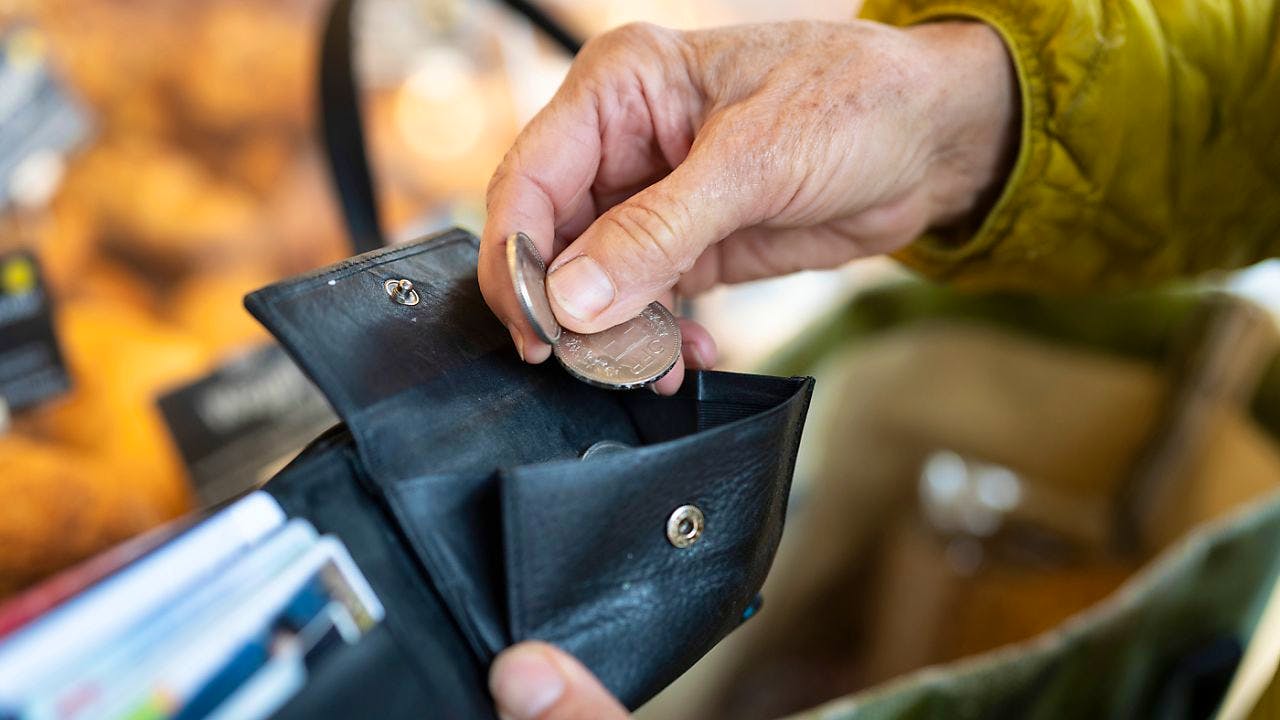 Bank. Swiss like cash - but prefer to pay by card