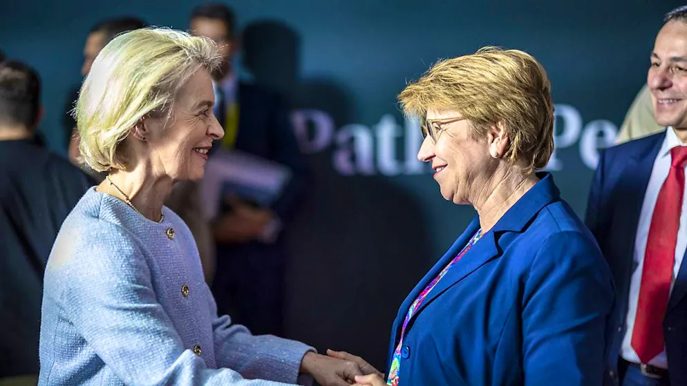 This is not the first time that President Viola Amherd (right) and EU Commission President Ursula von der Leyen have met. (archive picture)