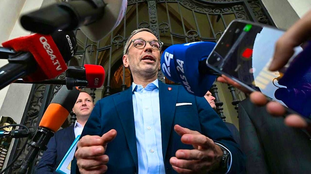 The other parties such as the ÖVP and the SPÖ are behaving as if the voters had made a mistake, said FPÖ leader Herbert Kickl. Photo: Helmut Fohringer/APA/dpa