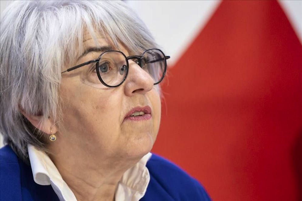 Baume-Schneider era ieri a Bellinzona per un evento legato all'Ufficio federale di statistica