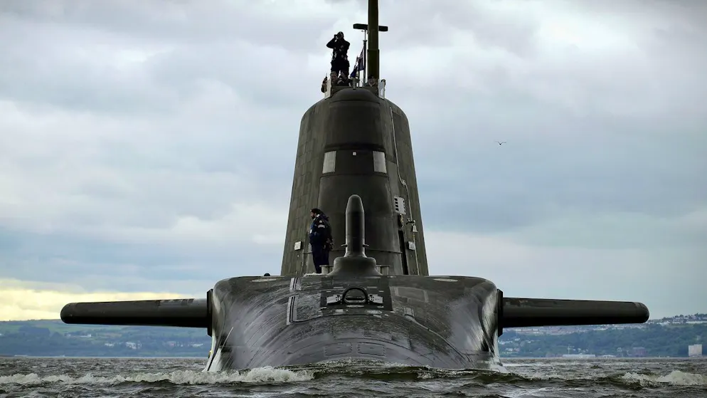 Das U-Boot HMS Artful der Royal Navy.