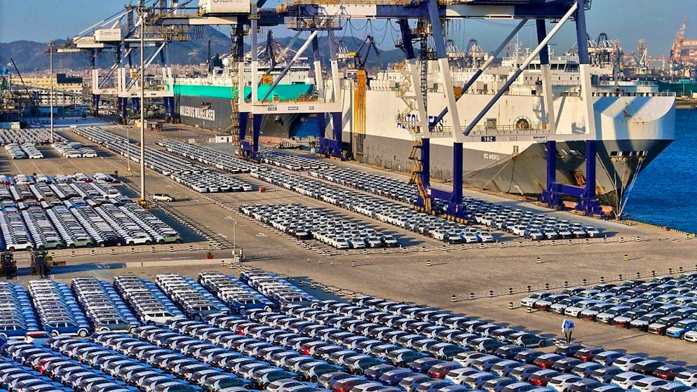 Tariffs of up to 35.3 percent can now be introduced in the EU on e-cars from China. (archive image)