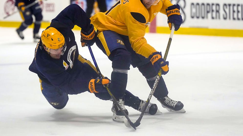 Neun Schweizer gesetzt - Gallery. Steven Stamkos (right) is a new team member of Roman Josi at the Nashville Predators