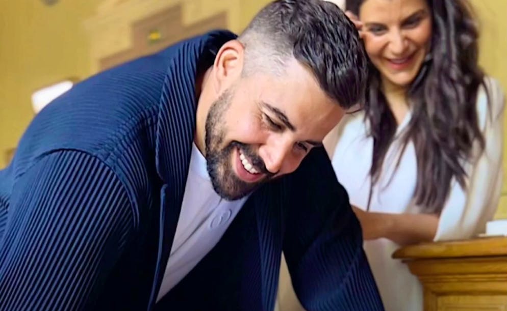 Sur Instagram, Artus a publié de belles photos de son mariage avec Sarah en 2023.