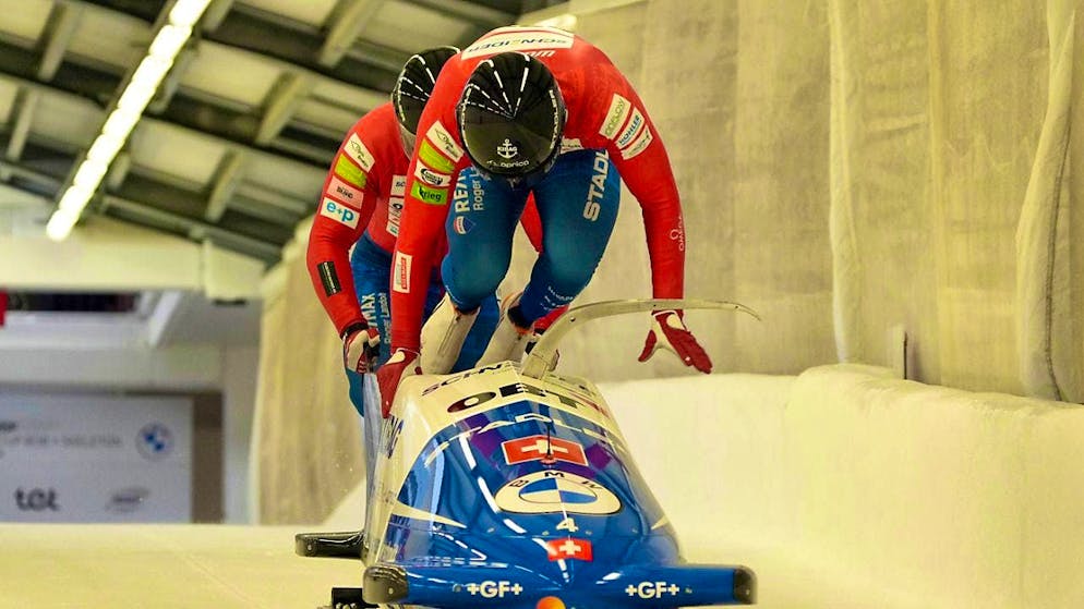 Michael Vogt (front) is currently having to exercise patience