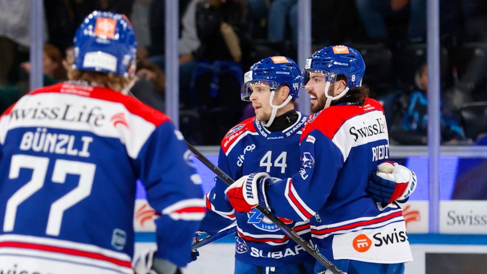 Die ZSC Lions sind nach einem überzeugenden 6:3 gegen Lausanne wieder Leader der National League