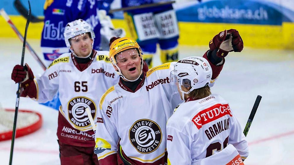 Lions and Tigers remain home powers - Gallery. Servette's Markus Granlund (right) was outstanding in Kloten