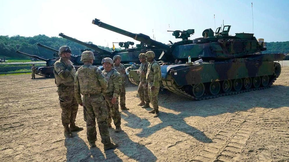 ARCHIVE - US Army soldiers during an exercise in South Korea. Photo: Ahn Young-joon/AP/dpa