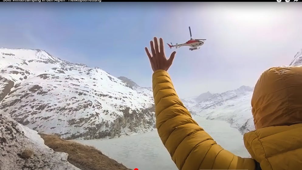 Altitude sickness. Dutchman films his helicopter rescue in the Valais Alps