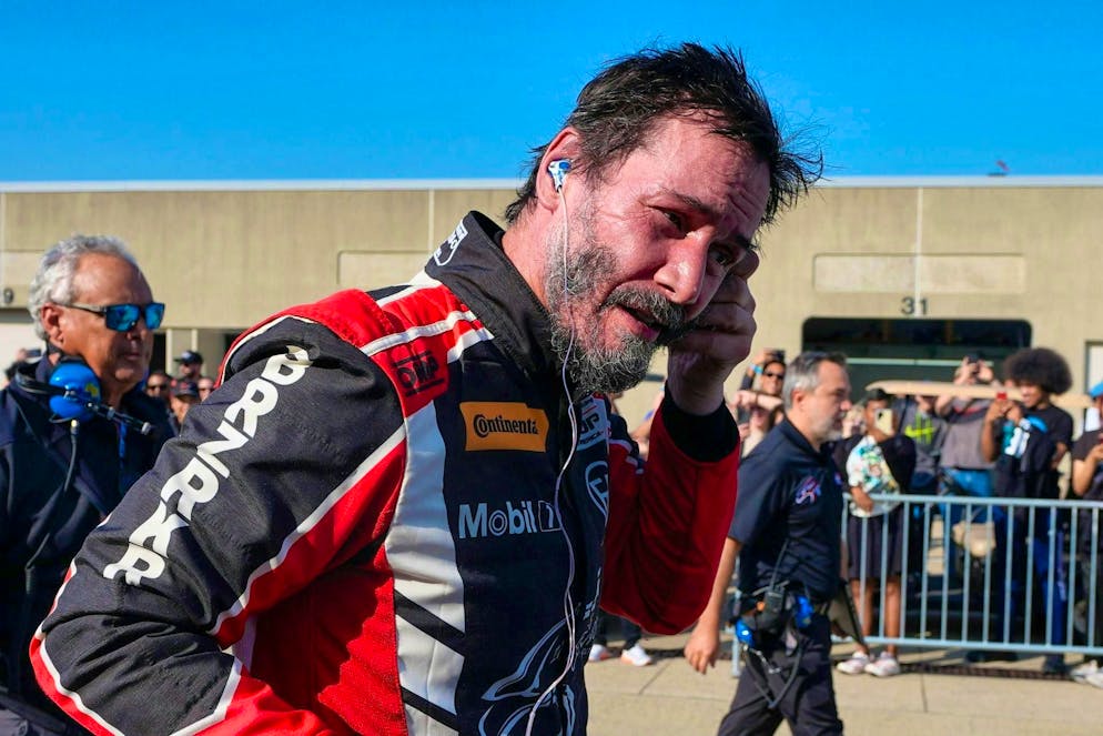 Action star Keanu Reeves takes part in US car race - Gallery. Reeves is known as a big motorsport fan.