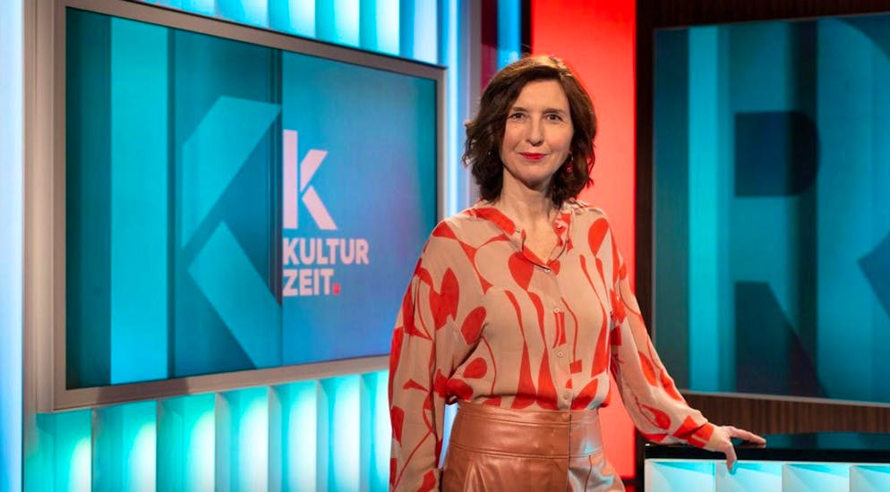 Kulturzeit" (picture: presenter Cécile Schortmann) is one of 3sat's best-known programs.