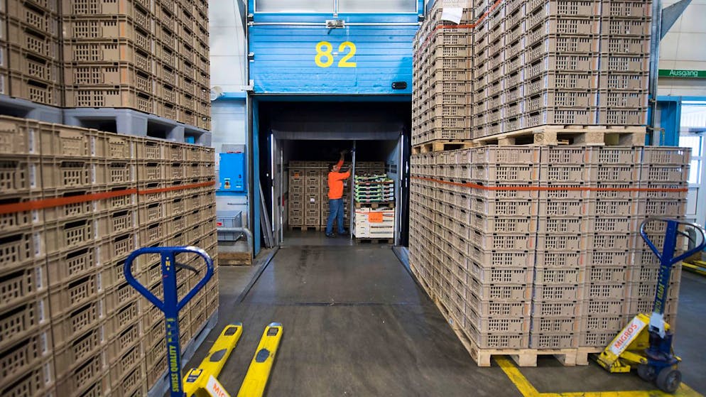 Das Verteilzentrum der Migros Luzern in Dierikon LU wird neu auch für die Kommissionierung der Tessiner Filialen zuständig sein. (Archivaufnahme)