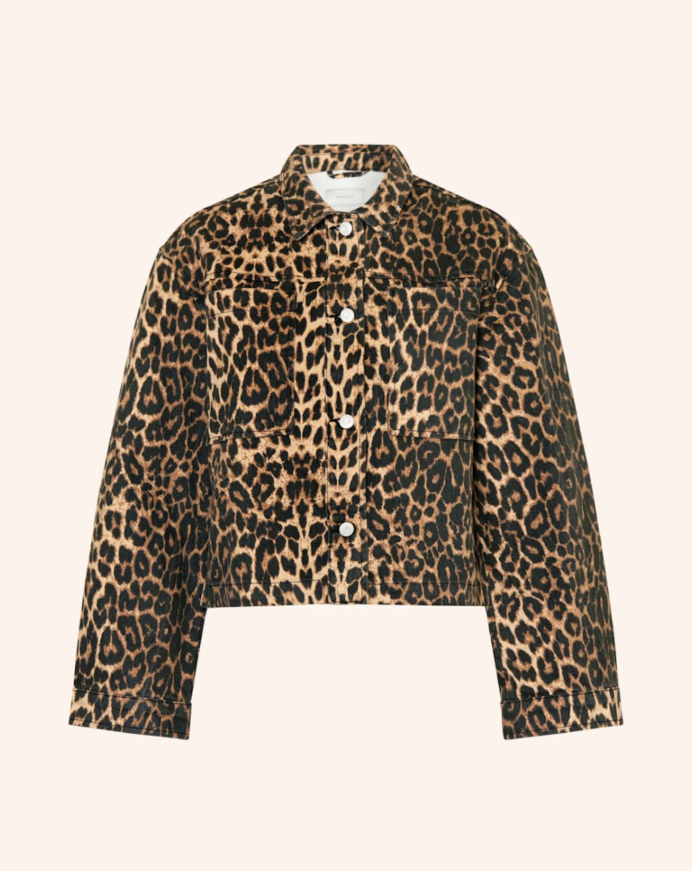 Trend-Alarm 2: Leo-Print. Jeansjacke «Emilia» von Neo Noir für 139 Franken, via Breuninger.