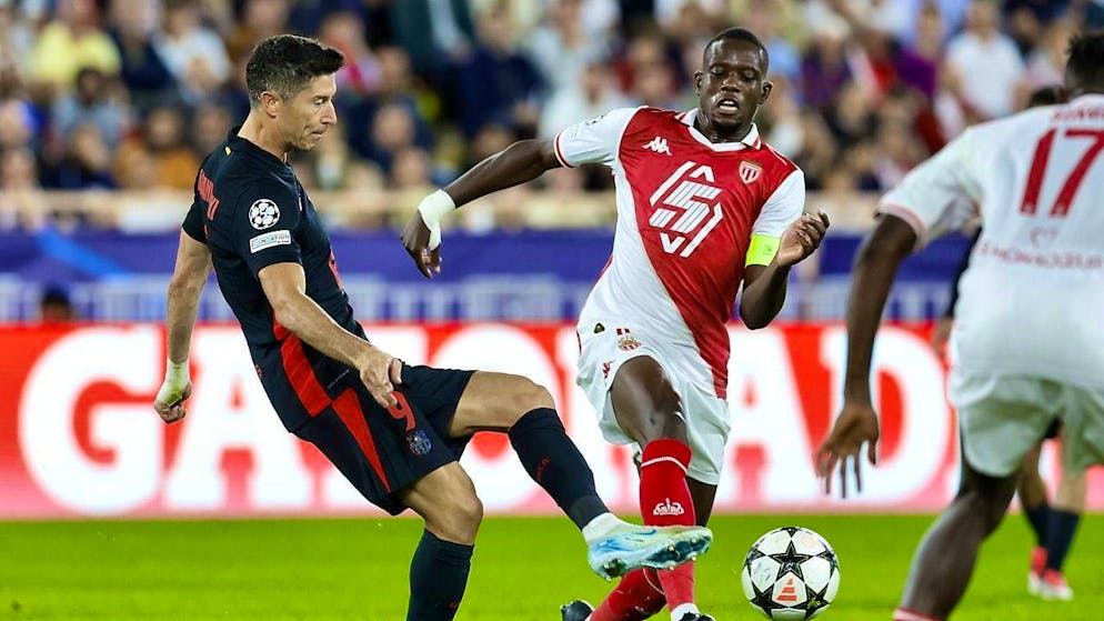 Monaco captain Denis Zakaria is missing from the Swiss national team due to a knee injury