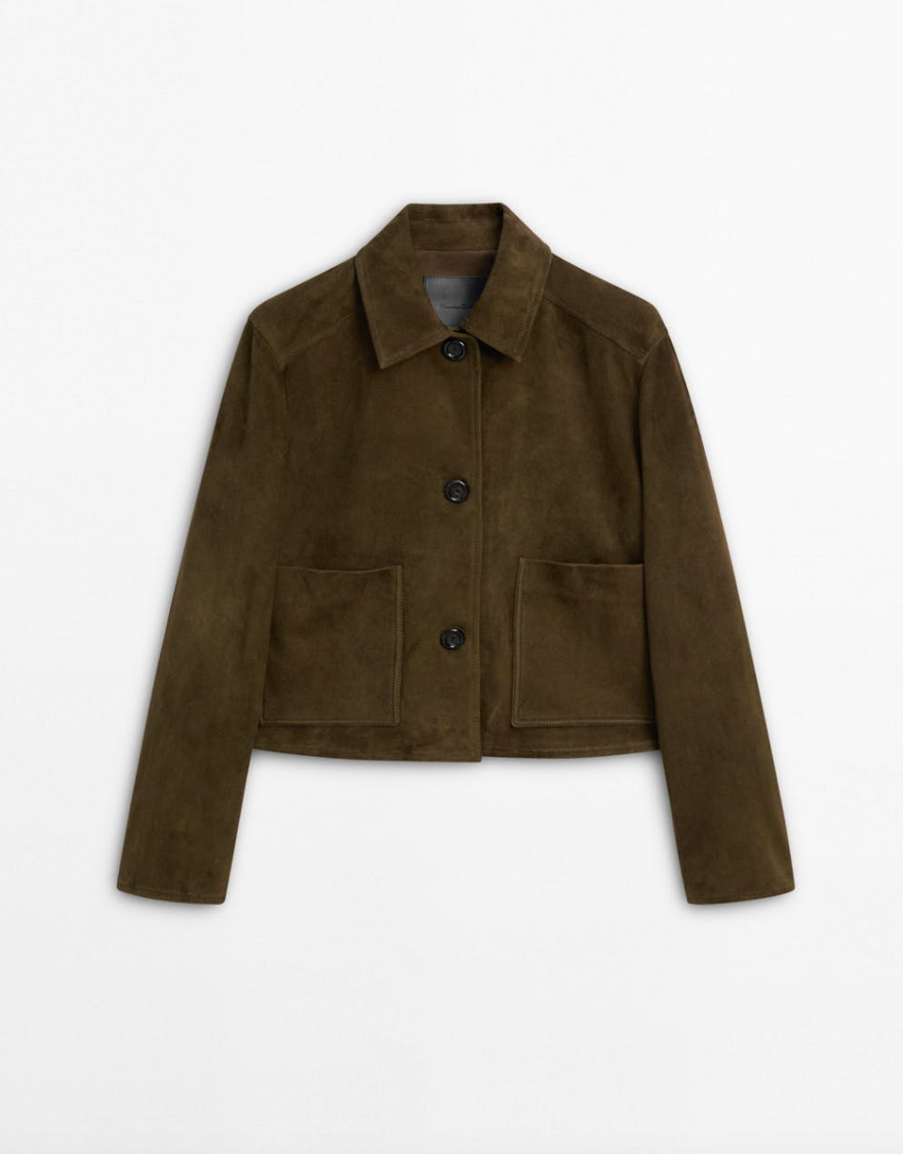 Trend-Alarm 4: Wildleder. Wildleder-Jacke mit Knöpfen von Massimo Dutti für 399 Franken. 