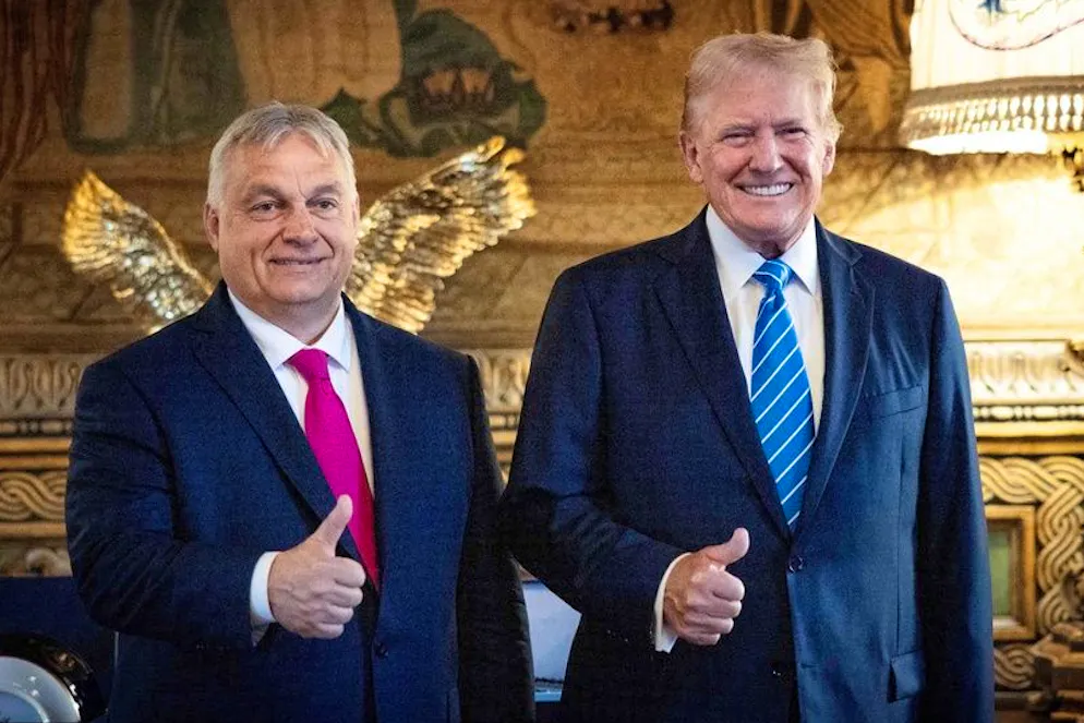 Donald Trump cite régulièrement le dirigeant hongrois en exemple, y voyant «un homme fort (...) un homme dur, intelligent».