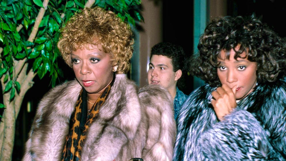 This picture of Cissy Houston and daughter Whitney was taken in 1990.