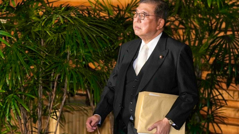 Japanese Prime Minister Shigeru Ishiba in Tokyo. Photo: Hiro Komae/AP/dpa