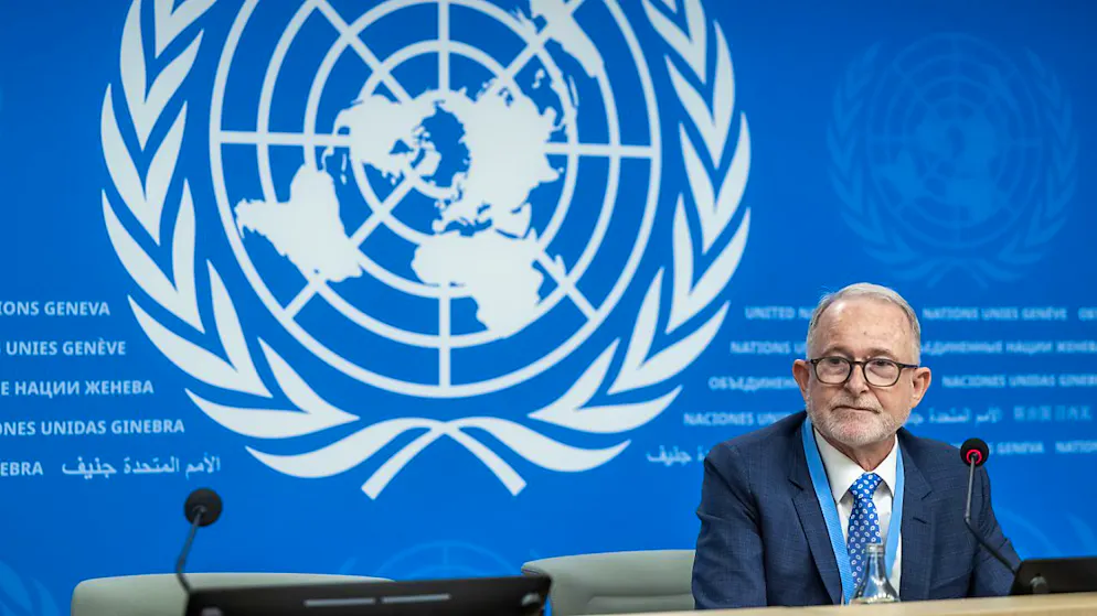 Le rapporteur spécial de l'ONU sur l'Afghanistan Richard Bennett a été prolongé pour un an par le Conseil des droits de l'homme de l'ONU à Genève (archives).