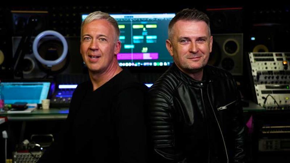 TV emigrants Tobias and Michael. 